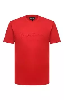 Хлопковая футболка Giorgio Armani