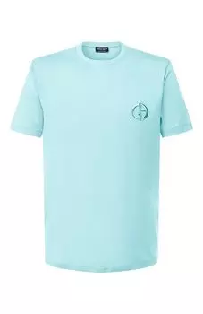 Хлопковая футболка Giorgio Armani