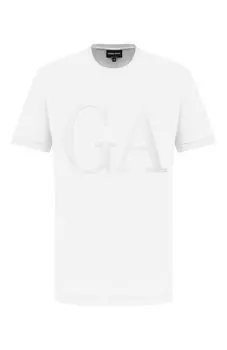 Хлопковая футболка Giorgio Armani