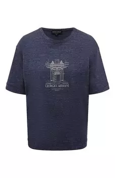Хлопковая футболка Giorgio Armani