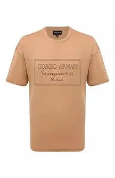 Хлопковая футболка Giorgio Armani