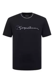 Хлопковая футболка Giorgio Armani
