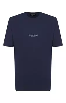 Хлопковая футболка Giorgio Armani