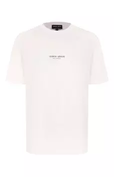 Хлопковая футболка Giorgio Armani