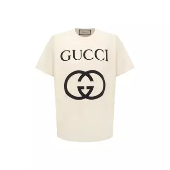 Хлопковая футболка Gucci