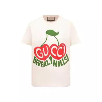 Хлопковая футболка Gucci
