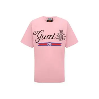 Хлопковая футболка Gucci