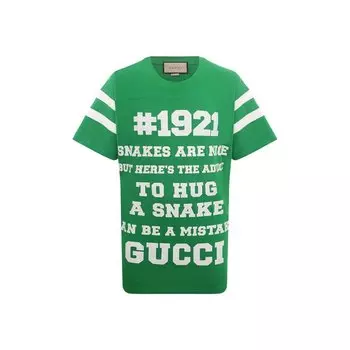 Хлопковая футболка Gucci