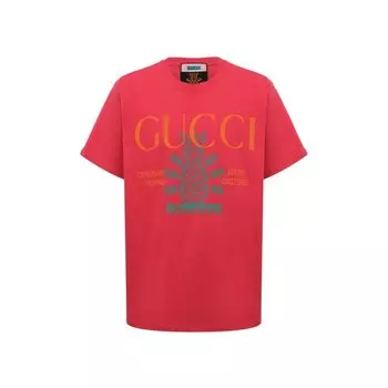 Хлопковая футболка Gucci