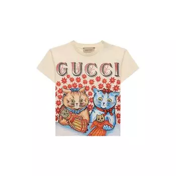 Хлопковая футболка Gucci