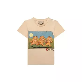 Хлопковая футболка Gucci