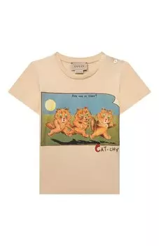 Хлопковая футболка Gucci