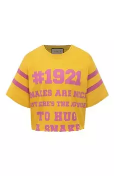 Хлопковая футболка Gucci