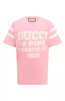 Хлопковая футболка Gucci
