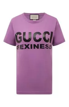 Хлопковая футболка Gucci