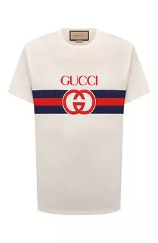 Хлопковая футболка Gucci