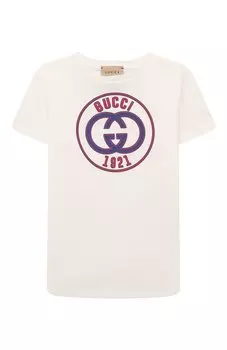 Хлопковая футболка Gucci