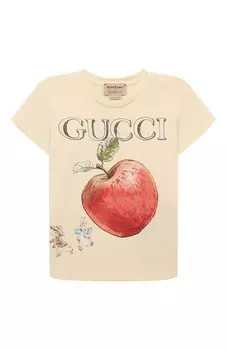 Хлопковая футболка Gucci