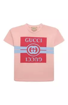 Хлопковая футболка Gucci