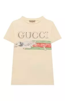 Хлопковая футболка Gucci
