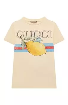 Хлопковая футболка Gucci
