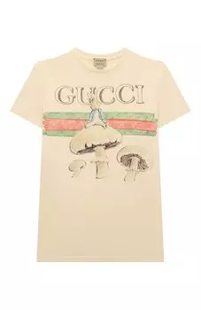 Хлопковая футболка Gucci