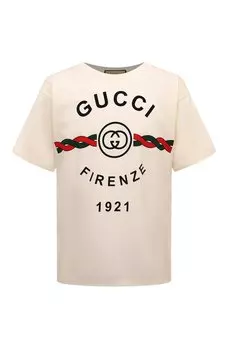 Хлопковая футболка Gucci