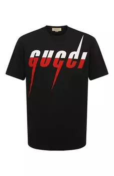 Хлопковая футболка Gucci