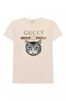Хлопковая футболка Gucci