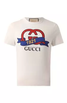 Хлопковая футболка Gucci