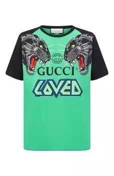 Хлопковая футболка Gucci