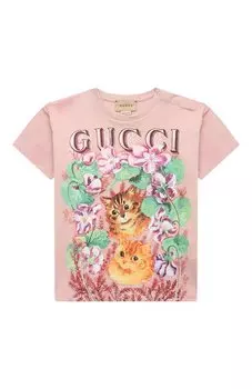 Хлопковая футболка Gucci