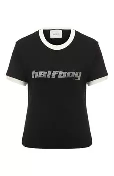 Хлопковая футболка Halfboy
