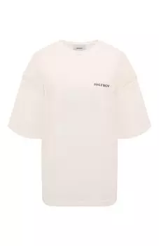 Хлопковая футболка Halfboy