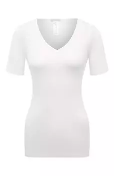 Хлопковая футболка Hanro