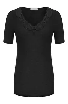 Хлопковая футболка Hanro