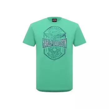 Хлопковая футболка Harley-Davidson