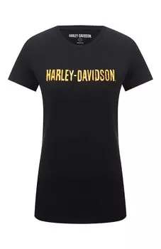 Хлопковая футболка Harley-Davidson