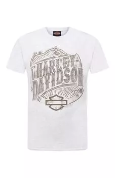 Хлопковая футболка Harley-Davidson