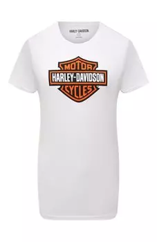 Хлопковая футболка Harley-Davidson
