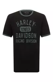 Хлопковая футболка Harley-Davidson