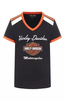 Хлопковая футболка Harley-Davidson