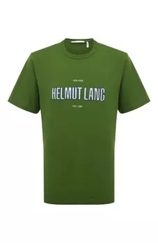 Хлопковая футболка Helmut Lang