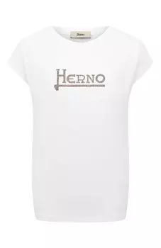 Хлопковая футболка Herno