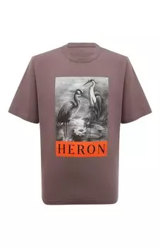 Хлопковая футболка Heron Preston