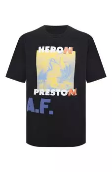 Хлопковая футболка Heron Preston