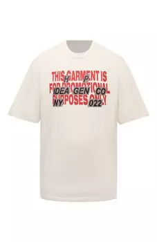 Хлопковая футболка Heron Preston