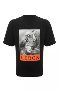 Хлопковая футболка Heron Preston