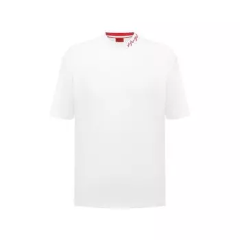 Хлопковая футболка HUGO