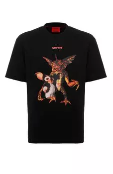 Хлопковая футболка HUGO